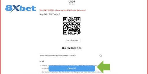 Cần phải lưu ý điều gì khi tiến hành nạp tiền 8xbet