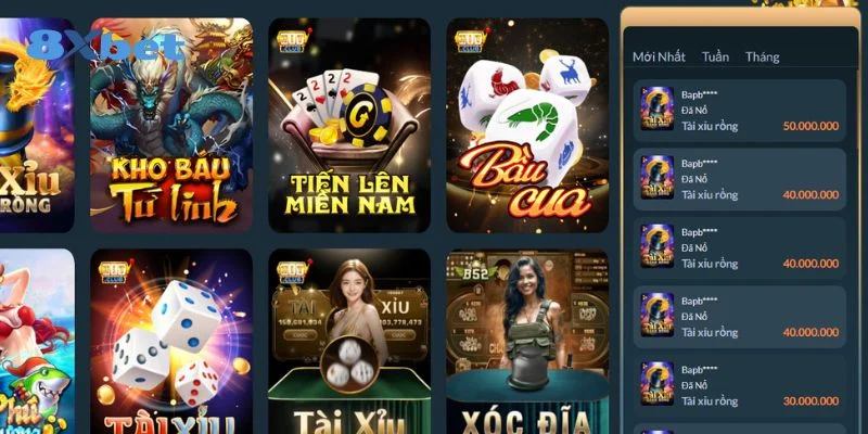 Khám phá những ưu điểm cực hấp dẫn chỉ có tại 8xbet